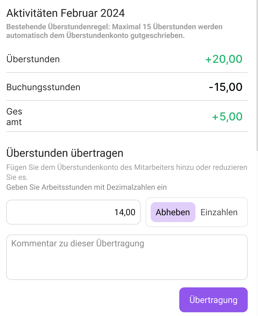 2.0 Relaunch Arbeitszeitkonto mobil