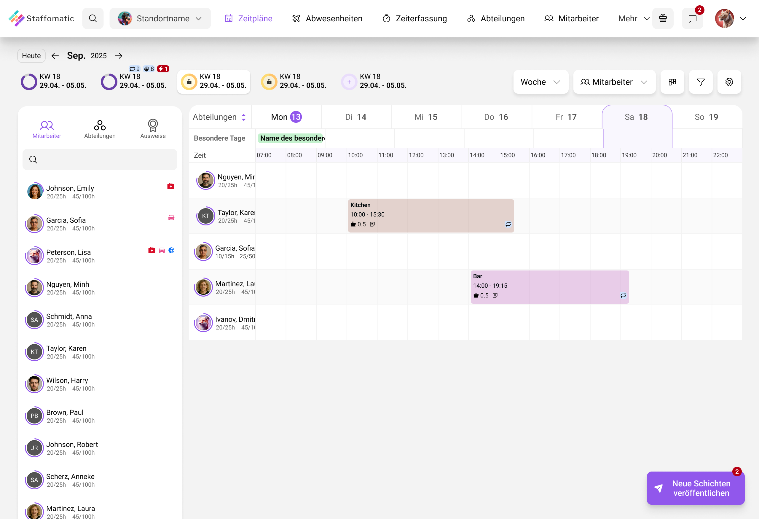 2.0 Relaunch Wochenplan 2 richtig