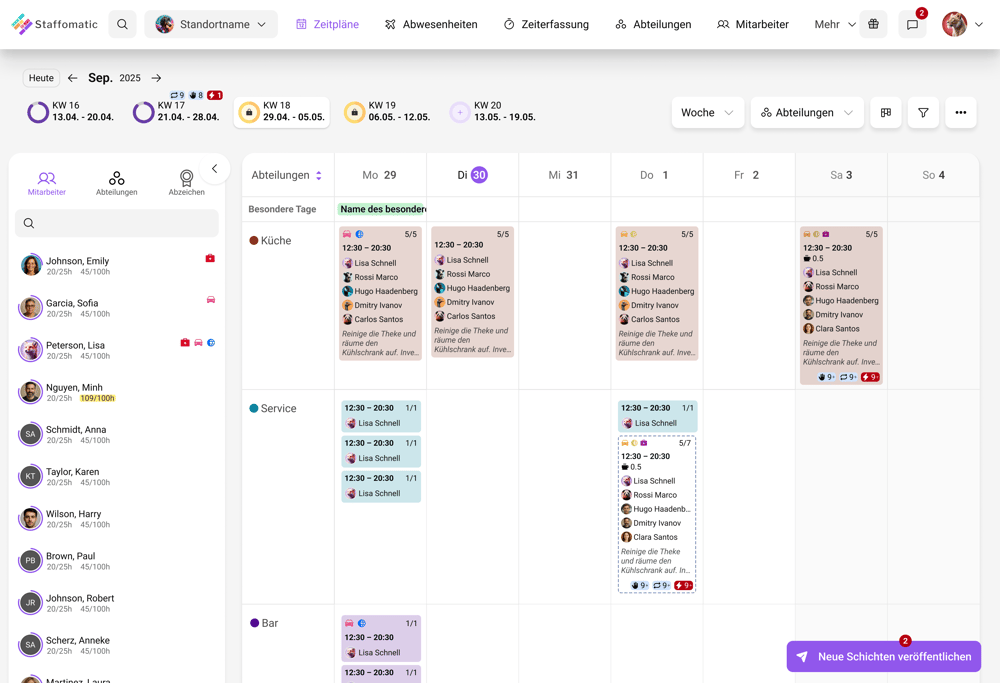 2.0 Relaunch neu Wochenplan