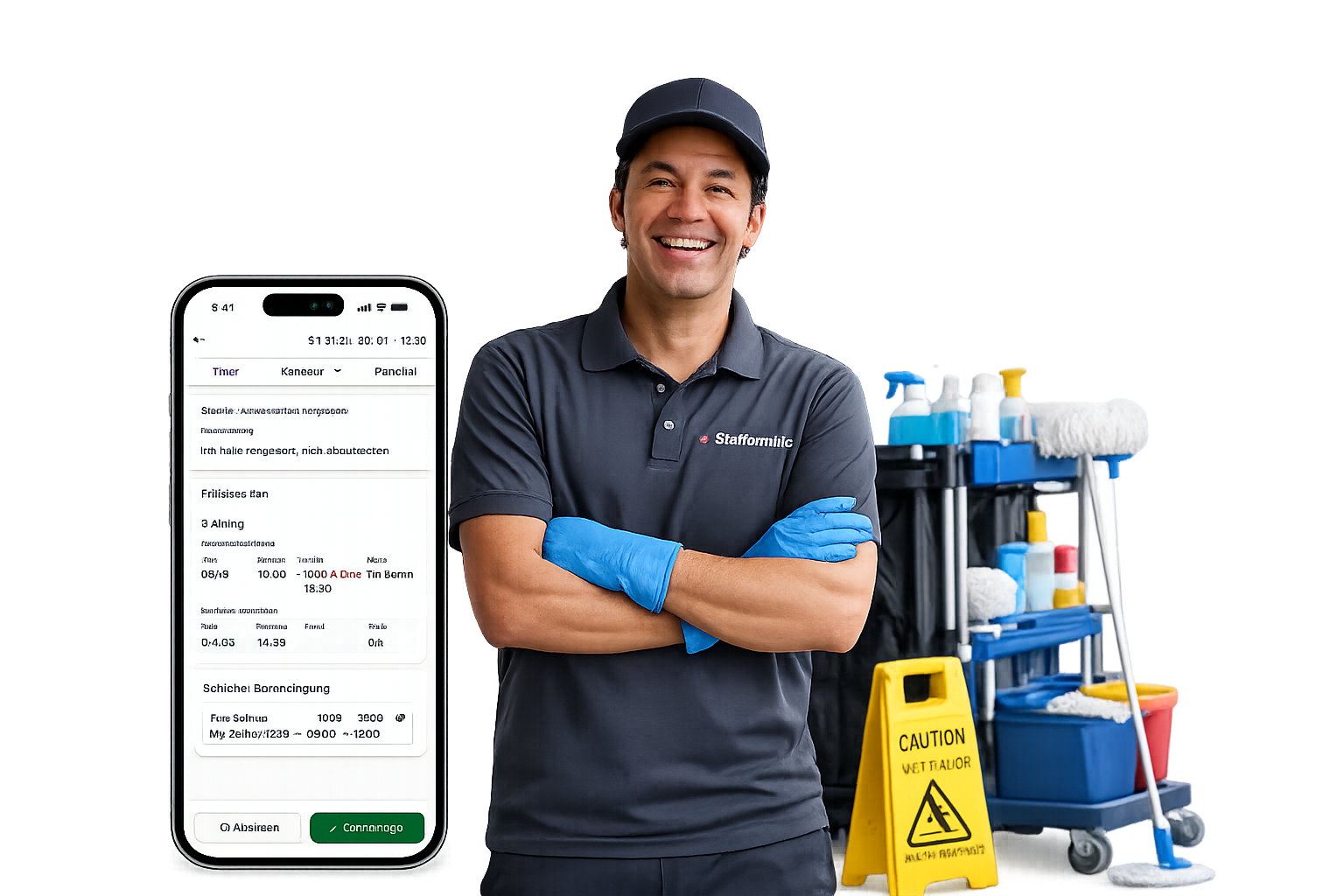 Reinigungskraft Stafomatic APP