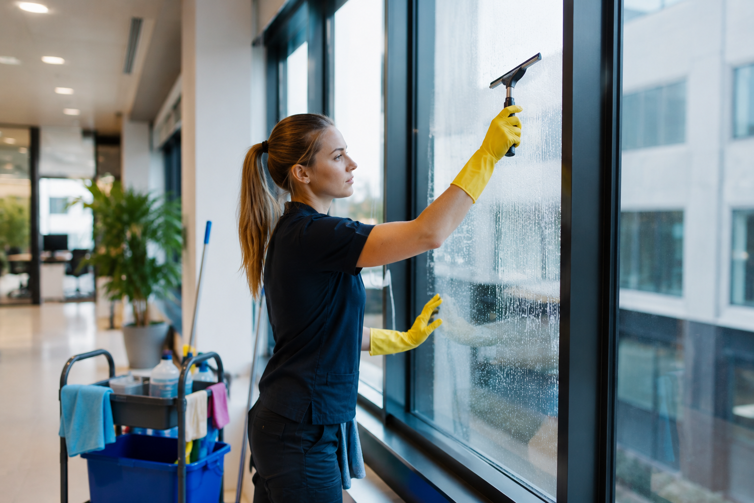 Gebäudereinigung Fenster