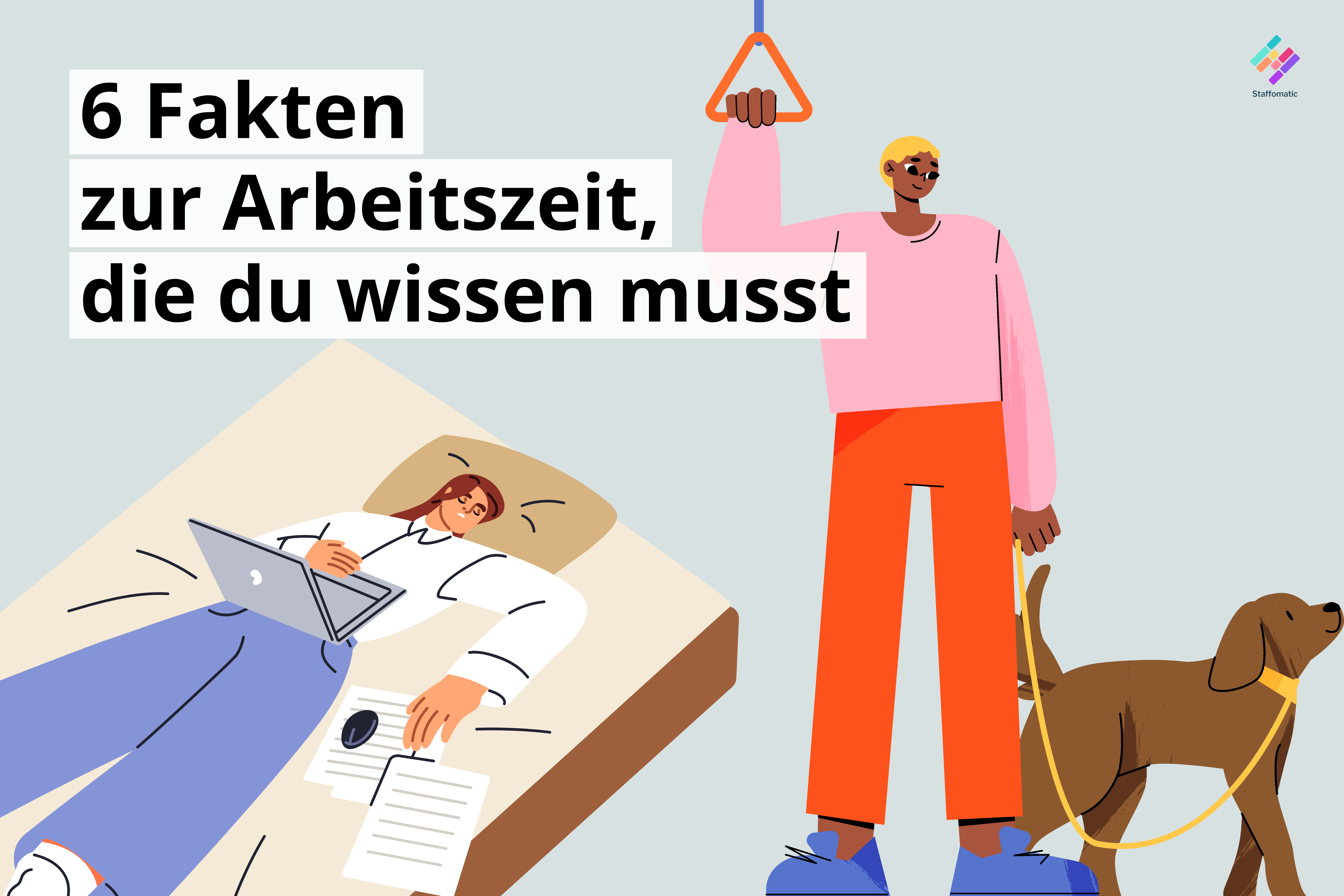 Illustrationen 6 Fakten zur Arbeitszeit