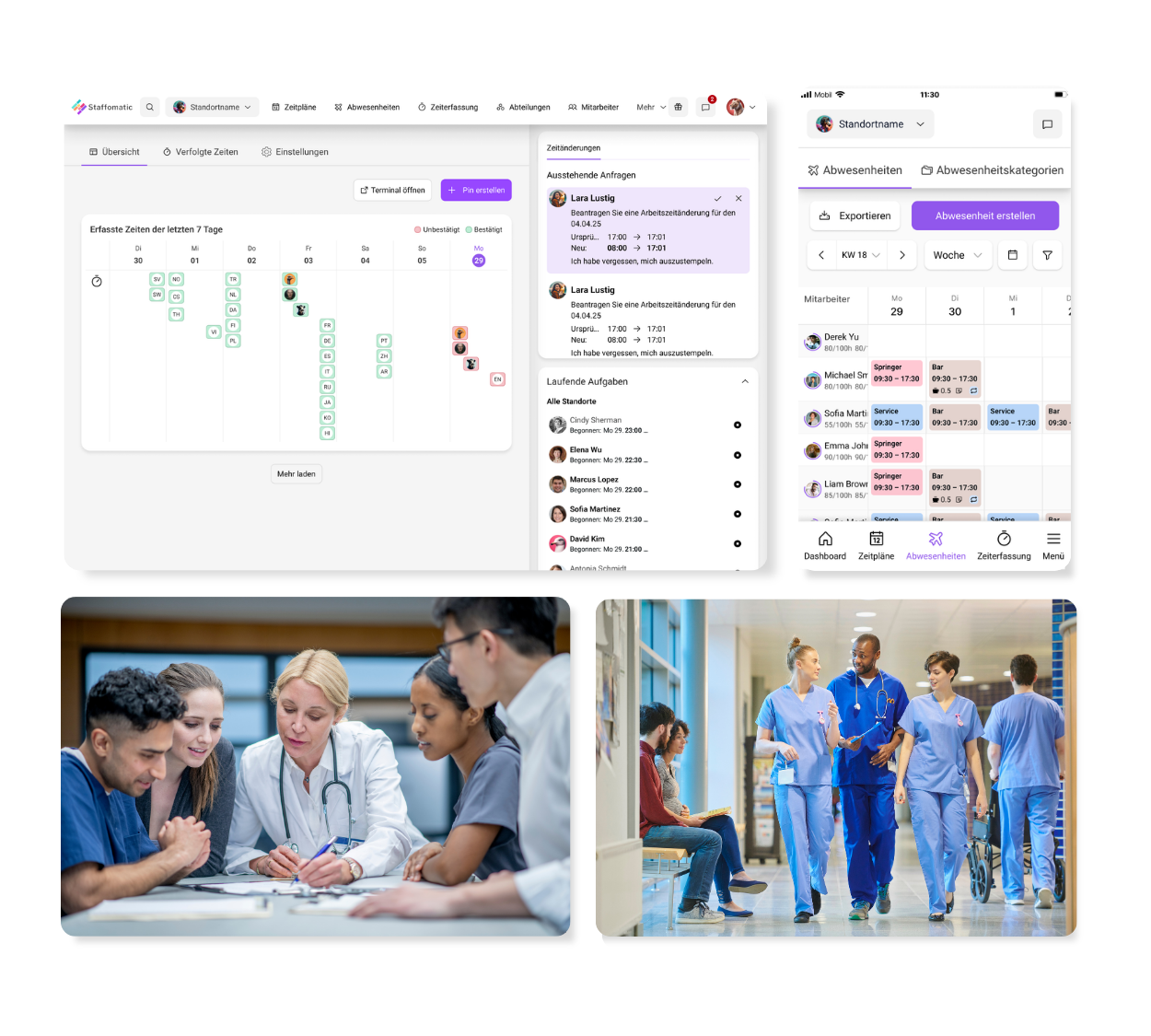 2.0 Relaunch Collage Krankenhaus Krankenschwester 4