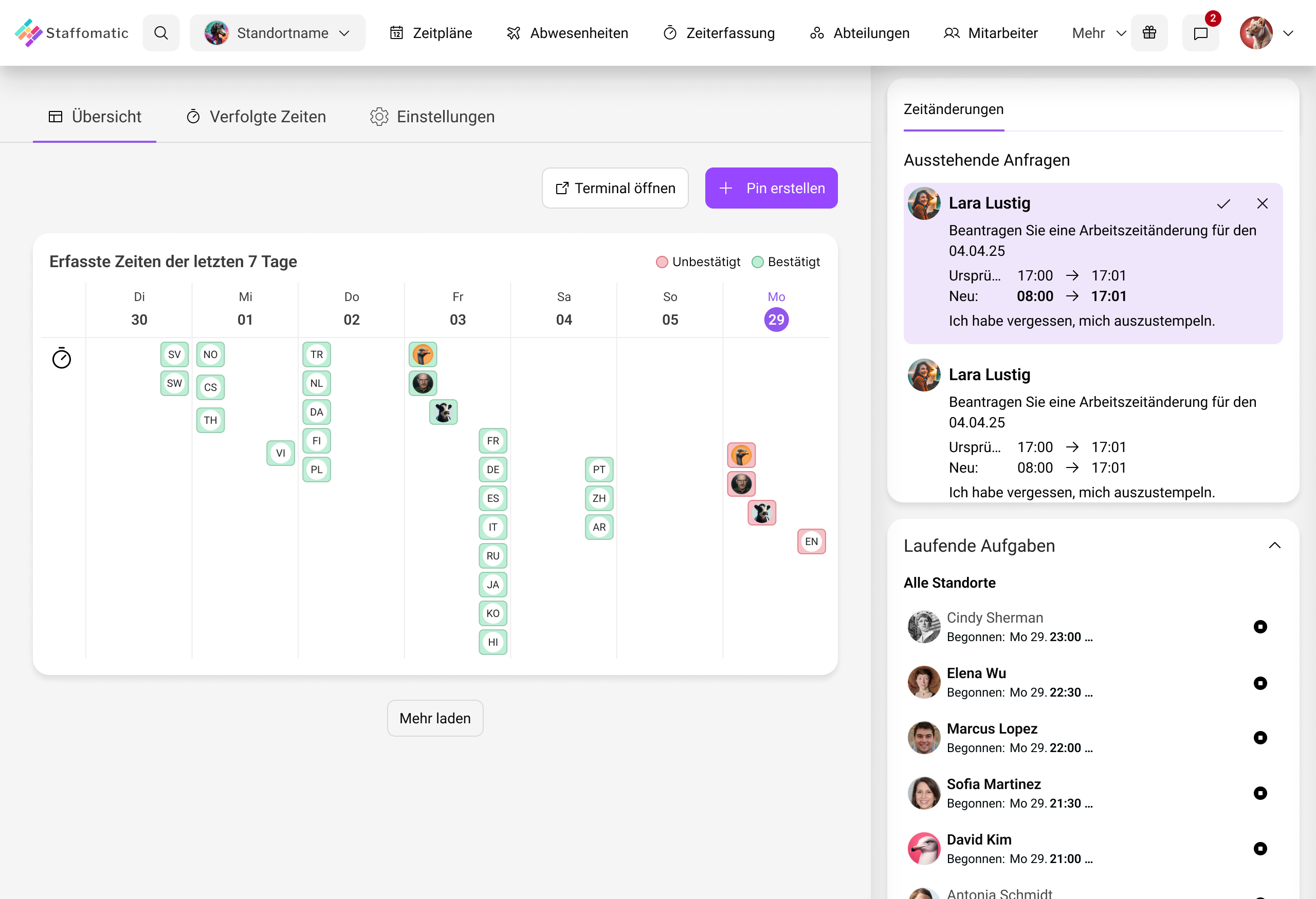 2.0 Relaunch Zeiterfassung