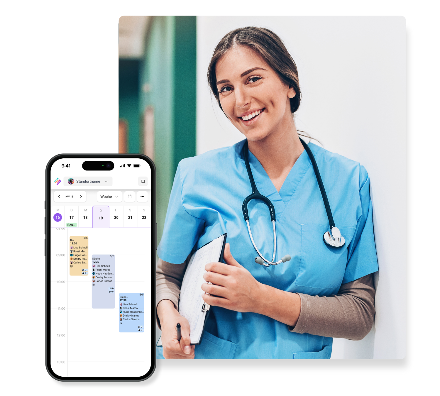 2.0 relaunch collage pflegerin pflege pflegedienst