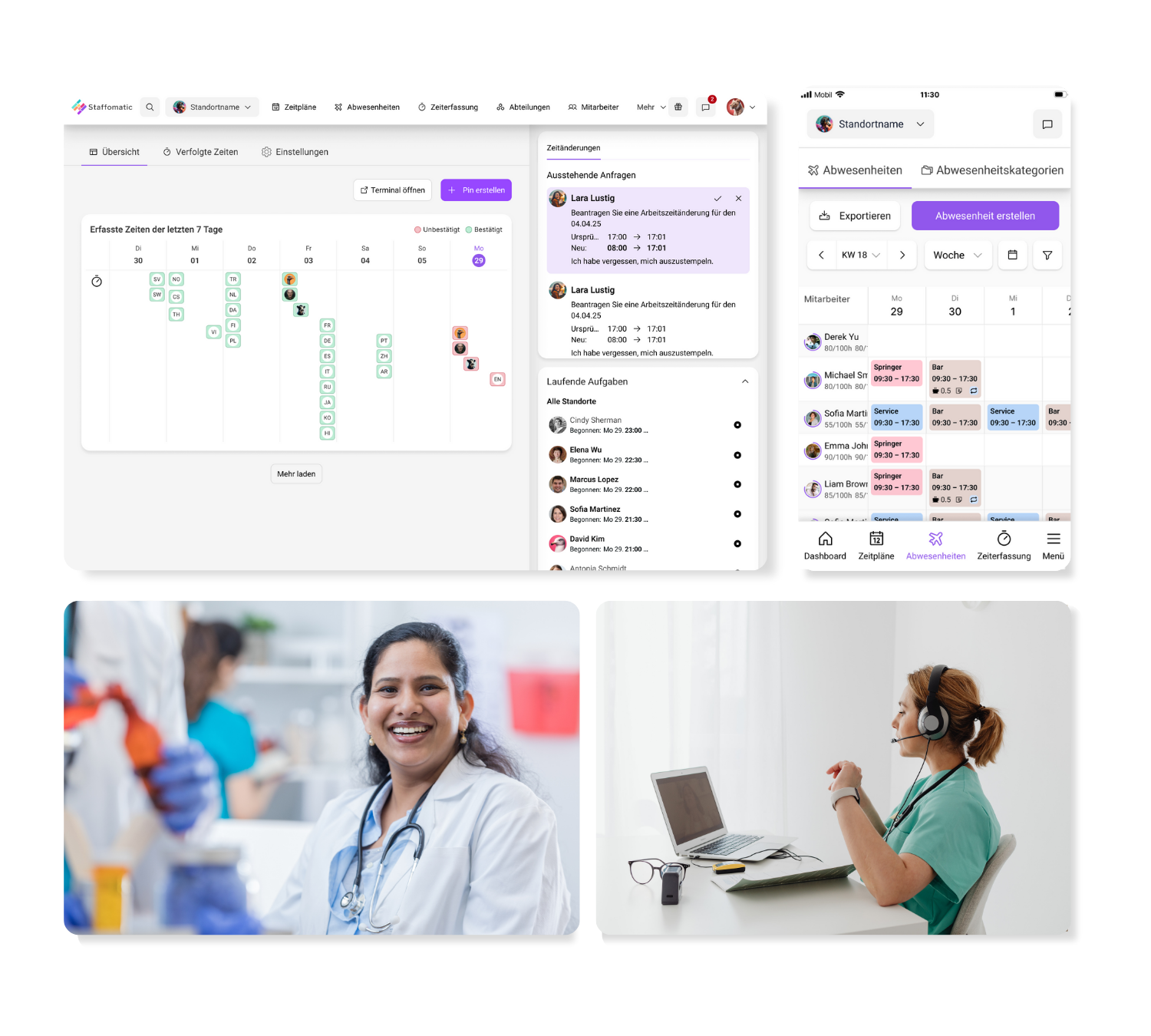 2.0 Relaunch Collage Arzt Praxis