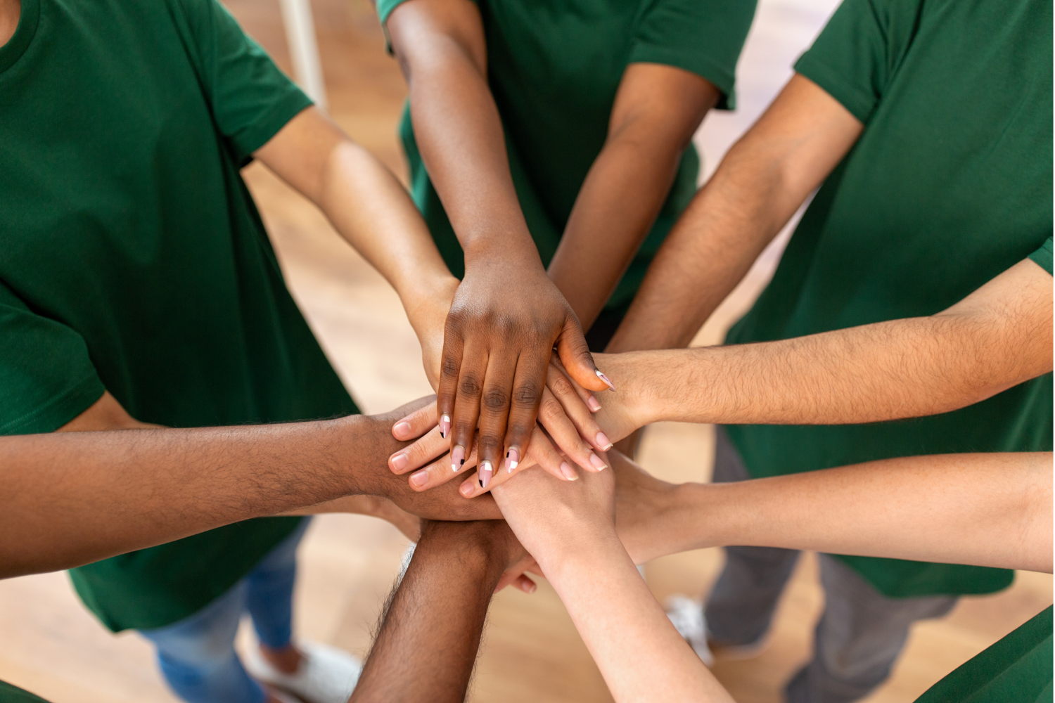 mood stock Team Hände