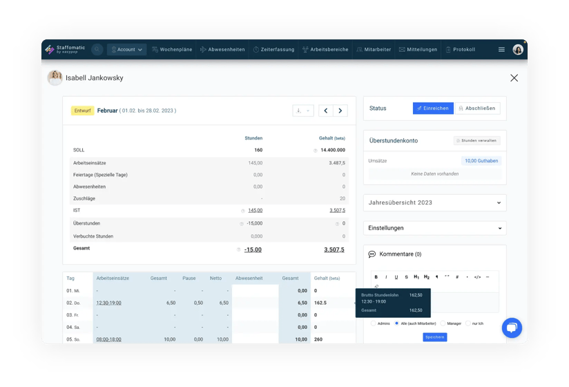 shift planner